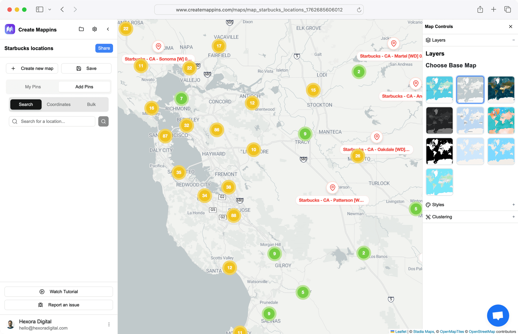 Create Mappins Screenshot